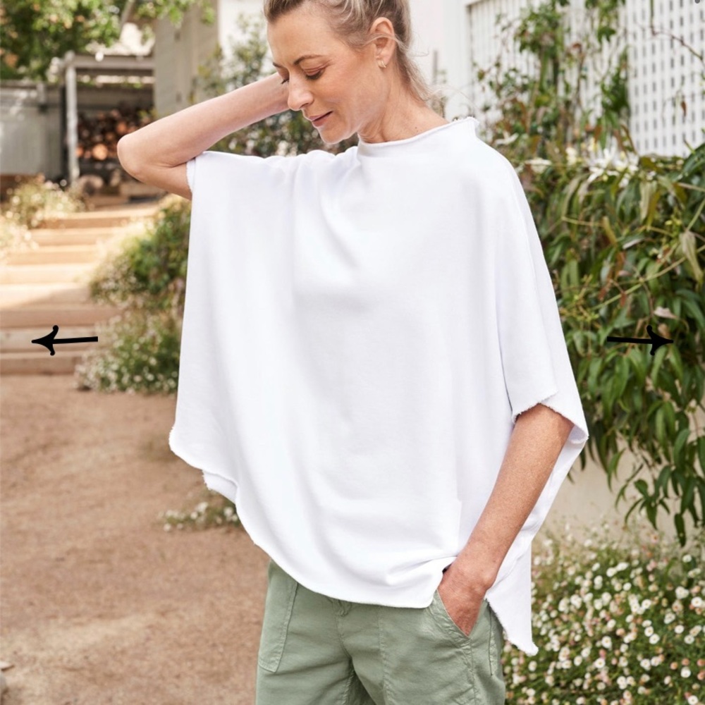 Frank & Eileen sweatshirt capelet. Brand new!